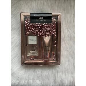 VICTORIA'S SECRET LOVE MIST AND LOTION GIFT SET FRAGRANCE & LOTION BRAND NEW